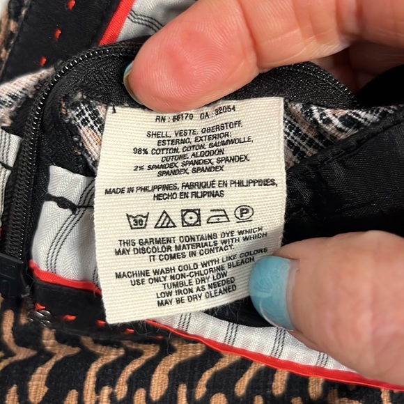 Anthropologie Charlie  Print Pants - Picture 4 of 6